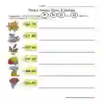 Penny Nickel Dime Quarter Worksheet