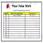 Place Value Activity Sheets