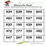 Place Value Location Worksheet