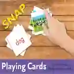Playing Cards To Reinforce Three Letter Words (4-7 years)