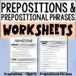 Prepositional Phrases Worksheets