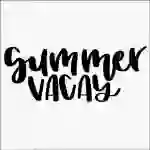 Preppy Summer Doodles Clip Art | Color + Black and White