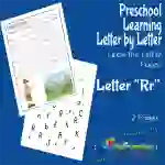 Preschool Letter by Letter: Letter R - Circle the Letter