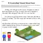 R-Controlled Vowels Word Hunt Worksheet
