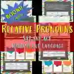 Relative Pronouns: SAT Grammar Boom Cards- Distance Learning