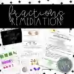 Remediation Plan: Identify Fractions, Mixed Numbers, Compare and More