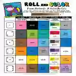 Roll and Color A Friendly Cow