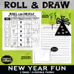 Roll and Draw New Year's Party Accessories