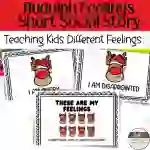 Rudolph The Red-Nosed Reindeer Story for Labeling Emotions