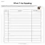 Second Grade What I am Reading Worksheet