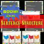 Sentence Structure Digital BOOM! Cards- Distance Learning