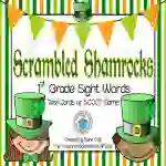 Shamrocks Sight Word Task Cards