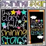 Shining Stars Bulletin Board Kit, Door Decoration Set, or Poster