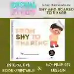 Shy & Scared to Speak Up Interactive Book/Printable Behavior Support