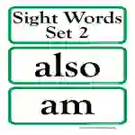 Sight Words Set 2 Flash Cards