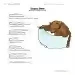 Sleepy Bear Reading Comprehension Worksheet