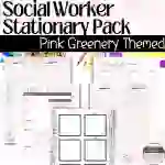 Social Worker Stationary Pack-- Printable Planners and To-Do Lists