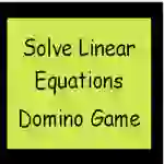 Solve Linear Equations Domino Game
