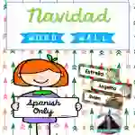 Spanish Word Wall Cards - La Navidad / Christmas