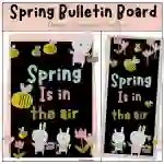 Spring Bulletin Board Kit| Easter Door Decor | Printable| Editable