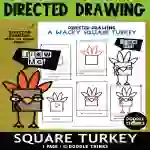 Square Turkey Directed Drawing