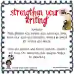 Strengthen Your Writing Activity