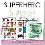 Superhero BINGO! Differentiated For K-5th