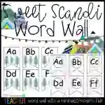 Sweet Scandinavian FREE Word Wall
