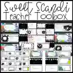 Sweet Scandinavian Modern Classroom Teacher Toolbox-Editable