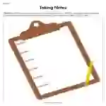 Taking Notes Worksheet