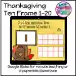 Ten Frame, 1-20. Thanksgiving Theme