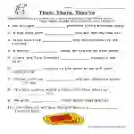 Their, There, They're Homophones Worksheet