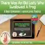 There Was An Old Lady Who Swallowed A Frog Book Companion & Artic - BOOM Cards