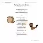 Things that are Brown Reading Comprehension Worksheet