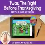 'Twas The Night Before Thanksgiving WH- Questions - BOOM Cards