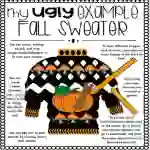 Ugly Halloween or Fall Sweater
