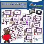 Valentine's Day CVC "I" Words Clip Cards - EBOOK