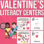 Valentine's Day Literacy Activities Kindergarten | I Spy Letters