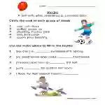 Verb Fill in the Blanks Worksheet
