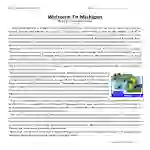 Welcome to Michigan Reading Comprehension Worksheet