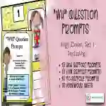 "WH" Question Prompts Set 1 | High Color Version
