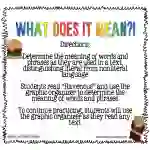 What Does it Mean Literal Non-Literal Language Activity