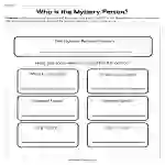 Who is the Mystery Person Worksheet