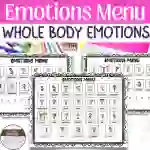 Whole Body Emotions Menu-- Reference Poster and Feelings Chart