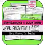 Word Problems with 2-Step Equations NOTES & PRACTICE