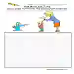 You Write the Story Kids Picture Worksheet