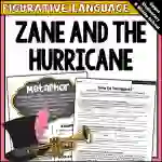 "Zane and the Hurricane" Novel Study Figurative Language Activities