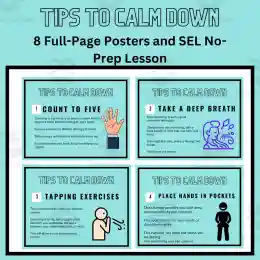 calm down posters for classroom