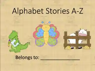 Alphabet Story Book for Letters A-Z by Teach Simple
