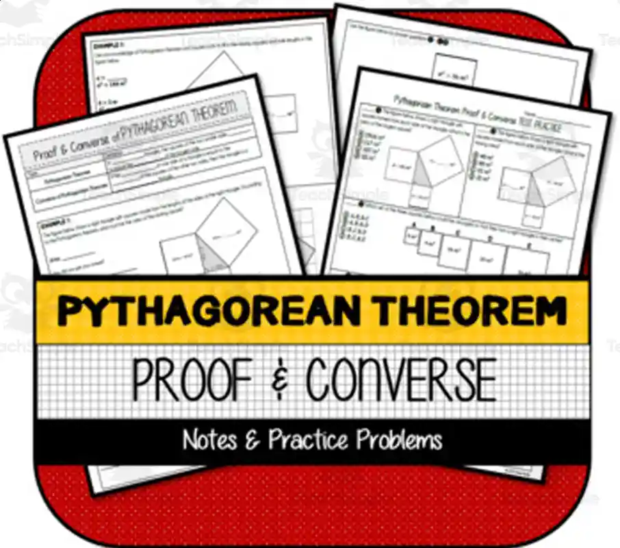 Pythagorean theorem and its cheap converse worksheet practice 8 2
